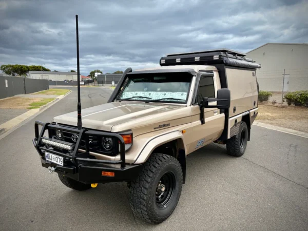 70 Series Aluminium Sunvisor 2 Toyota LandCruiser 70-79 Series Windscreen Sunvisor - Toyota Land Cruiser