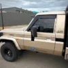 70 Series Aluminium Sunvisor 3 Toyota LandCruiser 70-79 Series Windscreen Sunvisor - Toyota Land Cruiser