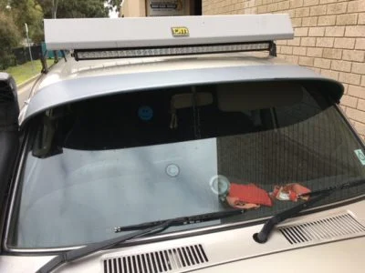Toyota LandCruiser 200 Series 11/2007- 2021 Solid Windscreen Sunvisor 2 Toyota LandCruiser 200 Series 11/2007- 2021 Solid Windscreen Sunvisor - Image 2