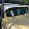FJ40-45-HJ47-Solid-Sunvisor-sunshade-products-800x600 Toyota LandCruiser FJ40-45 HJ47 1967-1984 Solid Sunvisor All solid steel sunvisors come in a grey primer (ready for top coat) on top with green paint on the underside. If you know the paint code of your vehicle, we can provide a painting service for the top of the sunvisor. In the cart you can enter your paint code and a fee of approx $175 is added to paint the top of the sunvisor. All sunvisors come with an alloy front edge (covered in tape), you peel off the masking tape after the top coat paint has dried.