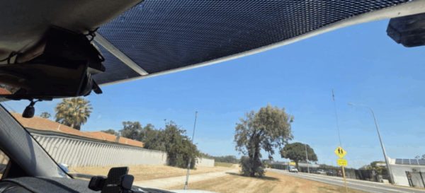 Ford Ranger Mesh Windscreen Sun Visors