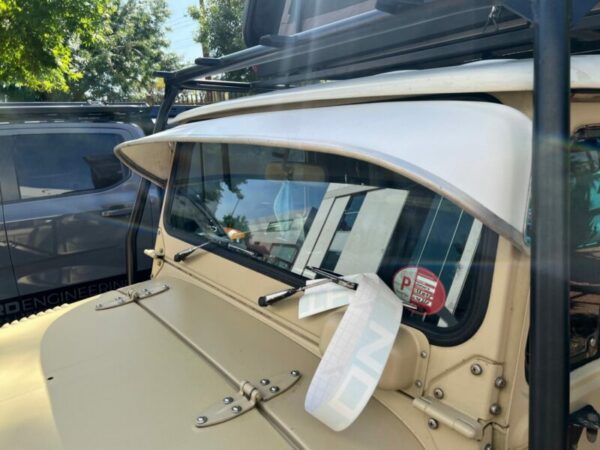 fj40to43hj45landcruisersunvisorsunshadeproducts-800x600 Toyota Land Cruiser Solid Sun Visor — FJ40 · FJ45, Toyota LandCruiser FJ40-45 HJ47 1967-1984 Solid Sunvisor