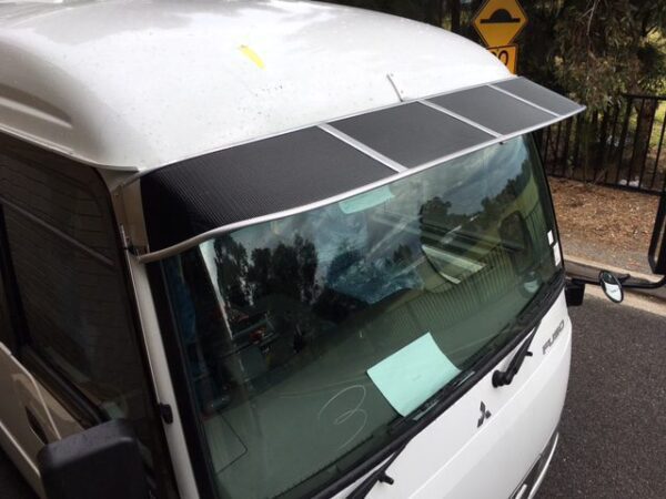 Mitsubishi/Fuso Rosa Bus 2002 onwards Mesh Windscreen Sunvisor - Mitsubishi