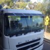 Mitsubishi/Fuso Rosa Bus 2002 onwards Mesh Windscreen Sunvisor - Mitsubishi