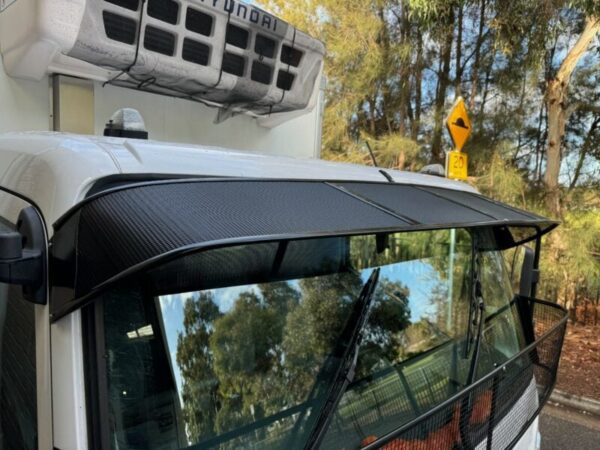 hyundaimightysunvisorsunshadeproducts-800x600 Toyota Coaster Bus 1993 2017 Sunvisor All Black Mesh - coaster bus