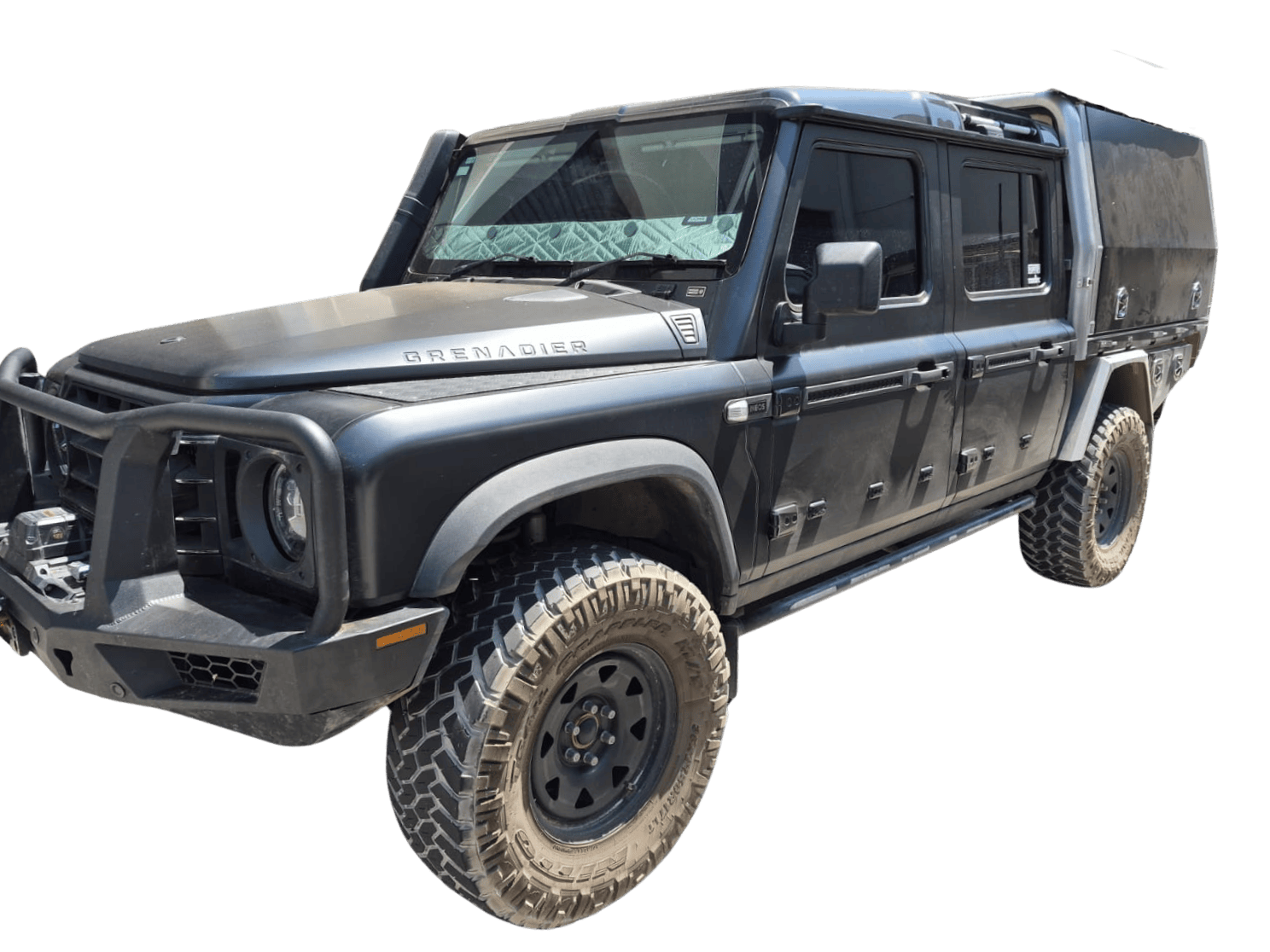 Ineos Grenadier Quartermaster Rear Cab Sunshade Kit - Sunshade