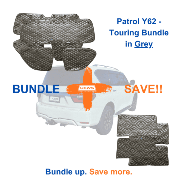 PatrolY62-BundleGrey.png Nissan Patrol Y62 (Rear Camera Compatible) - Touring Bundle (Cargo & Doors) - Grey - Uncategorized