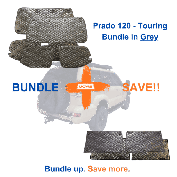 Prado_120_-_Bundle_Grey.png Toyota Prado 120 Series - Touring Bundle (Cargo & Doors) - Grey - Uncategorized