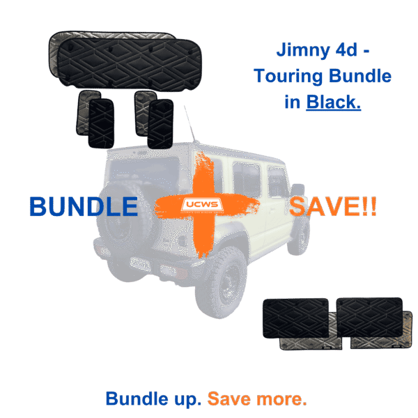 Suzuki Jimny 4-Door - Touring Bundle (Cargo & Doors) - Black - Uncategorized