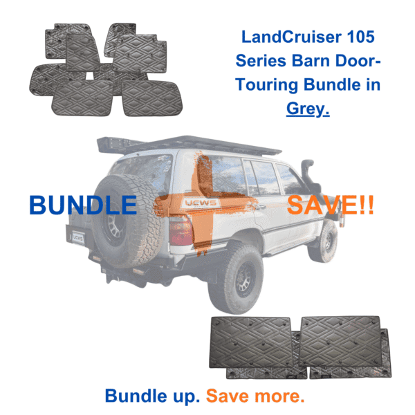 Toyota LandCruiser 105 Series Barn Door - Touring Bundle (Cargo & Doors) - Grey - Uncategorized