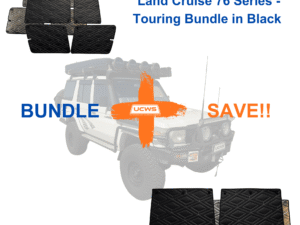 Toyota LandCruiser 76 Series - Touring Bundle (Cargo & Doors) - Black - Sunshade